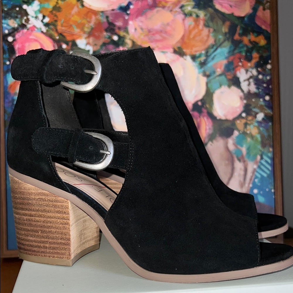 Black Suede Women's Ankle Boots